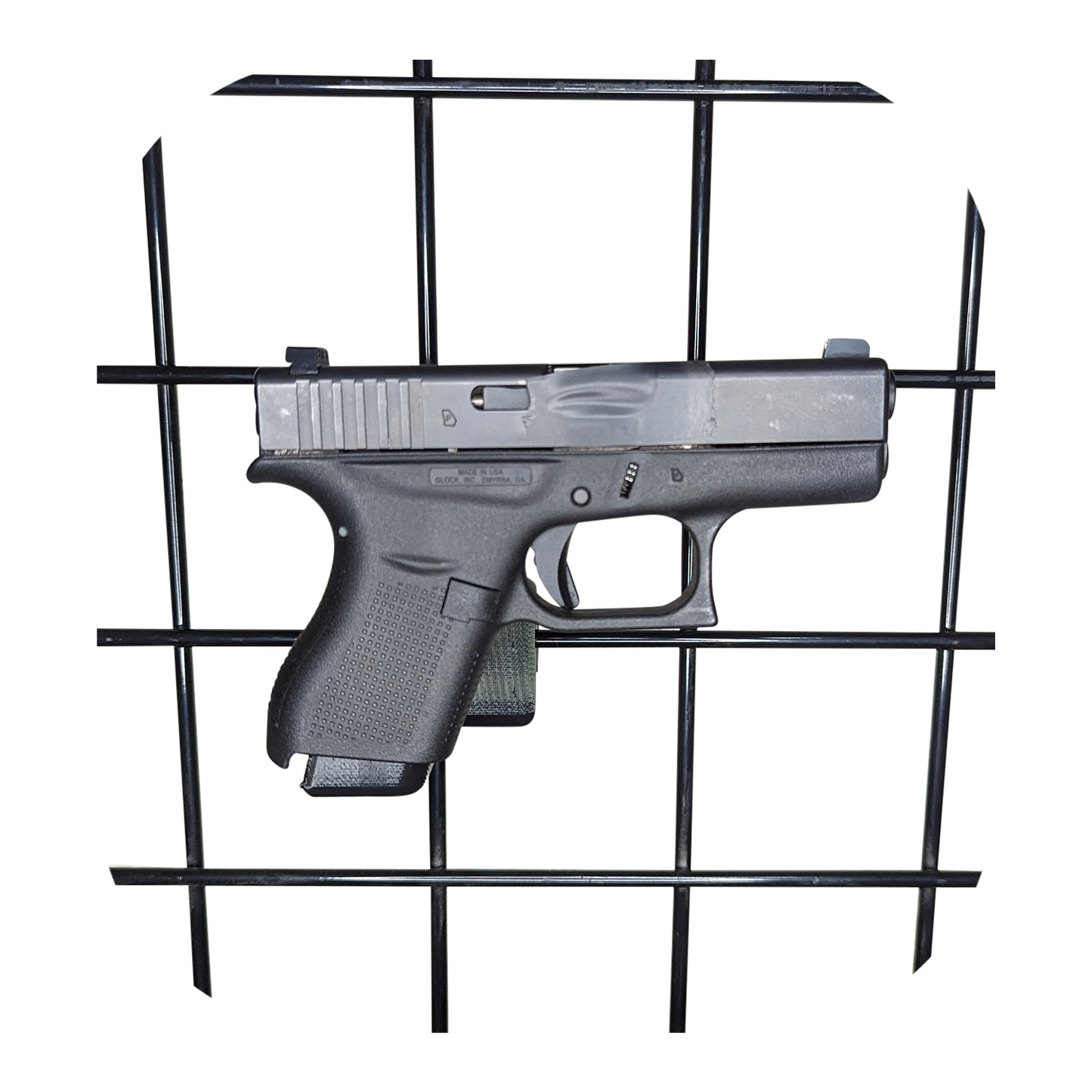 Magwell Mount for Glock 42 - Gridwall | Handgun Holder Storage Rack