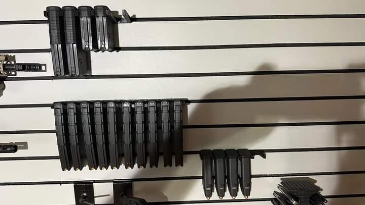 Mount for AR 15 Pmag Mags - Slatwall