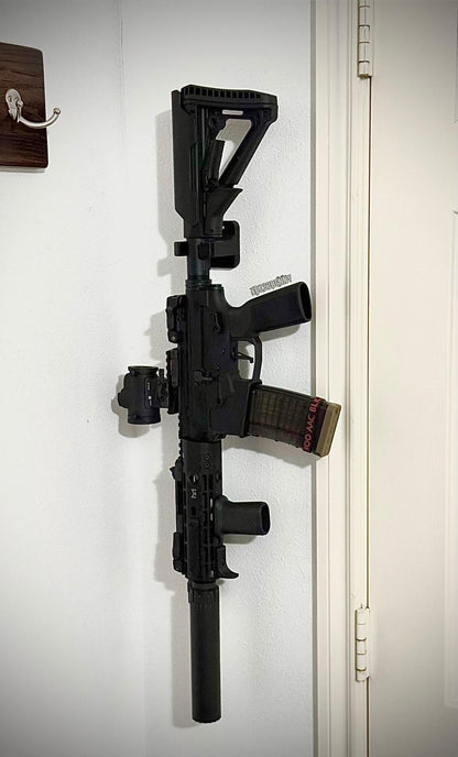 AR 15 Buffer Tube Mount - Wall | Rifle Holder Storage Rack