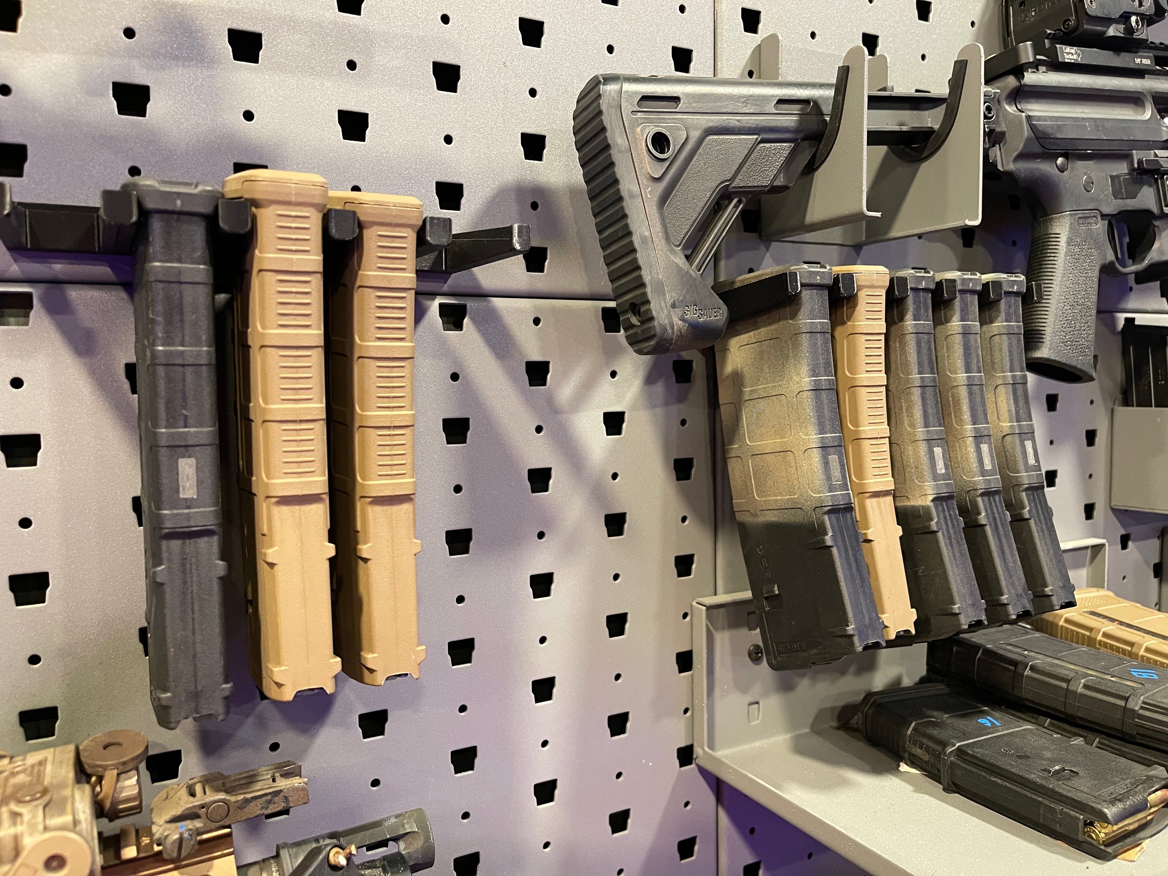 Mount for AR 15 Pmag Mags - GallowTech | Magazine Holder Storage Rack ...