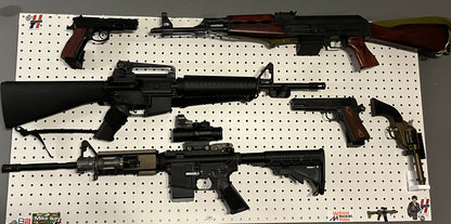 AR 15 Magwell Mount - Pegboard / IKEA Skadis / Wall Control / Vaultek | Rifle Holder Storage Rack