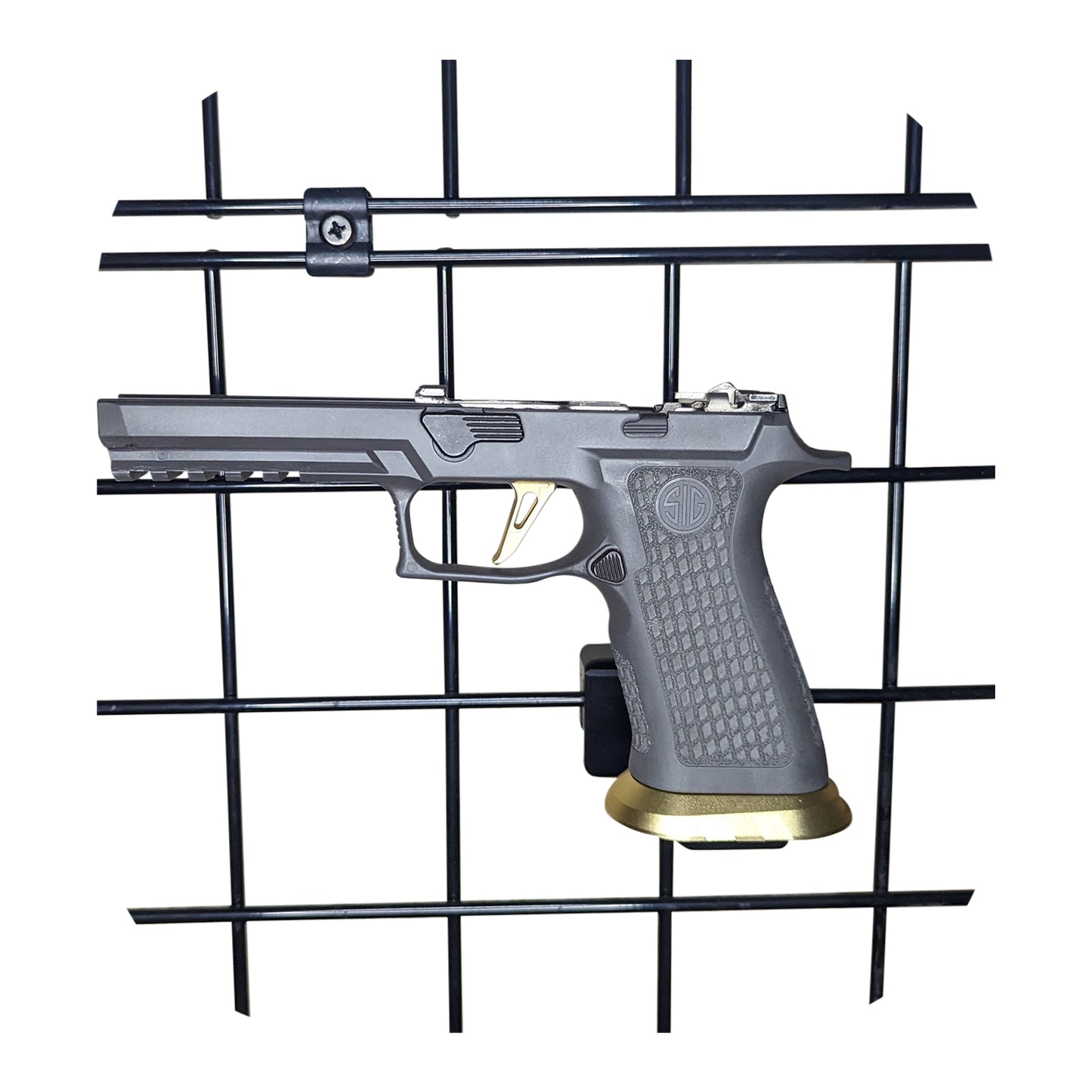 Magwell Mount for Sig P320 - Gridwall | Handgun Holder Storage Rack