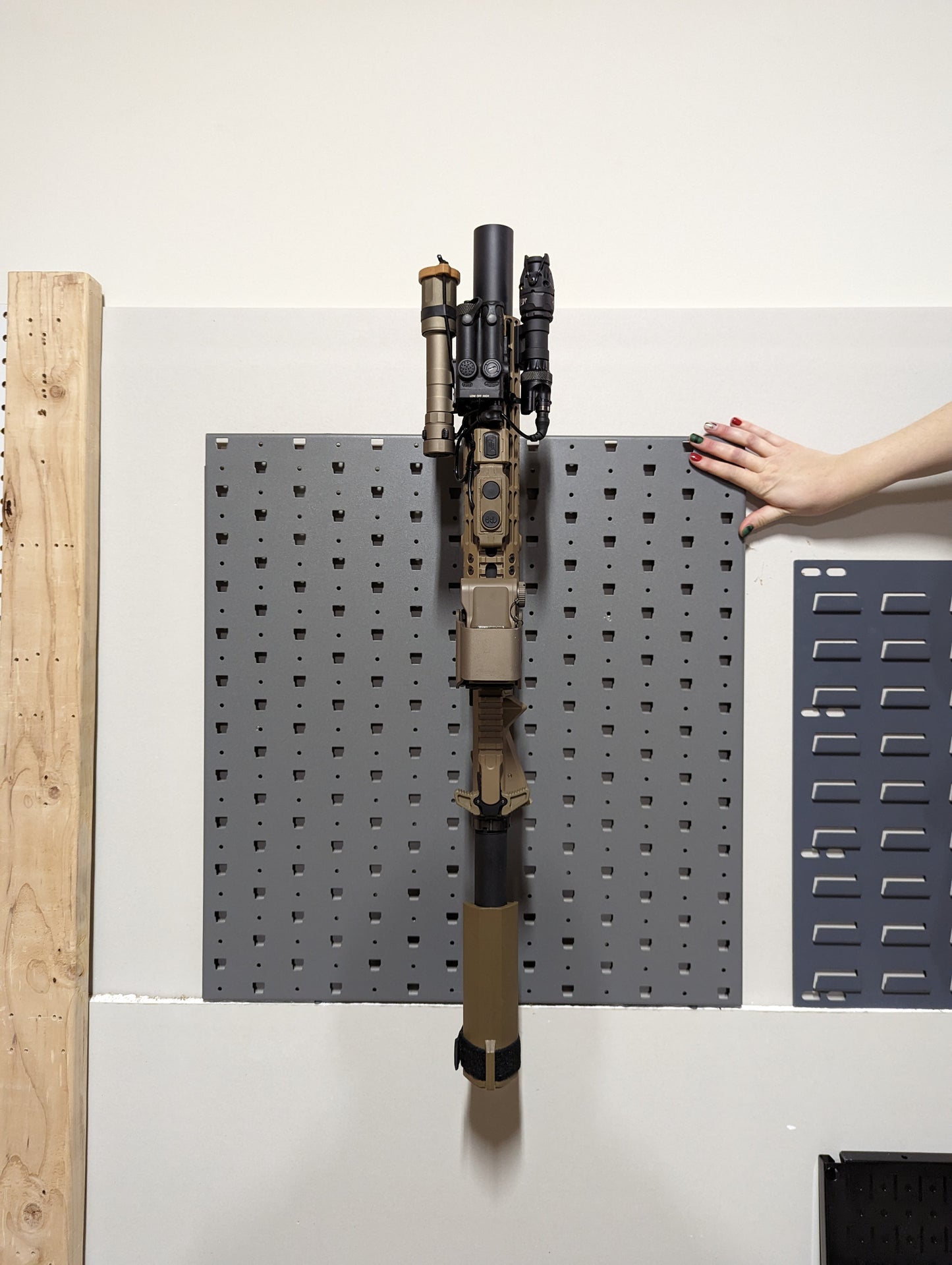 AR 15 Inline Vertical Magwell Mount - GallowTech | Rifle Holder Storage Rack