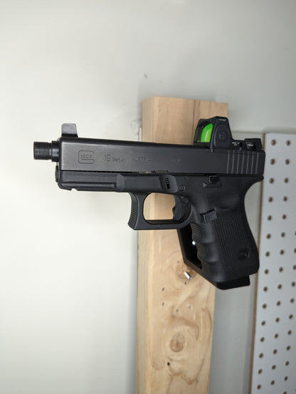 Magwell Mount for Glock 9mm/40/357 - Wall | Handgun Holder Storage Rack