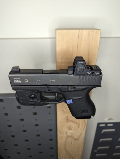 Magwell Mount for Glock 43 - Wall | Handgun Holder Storage Rack