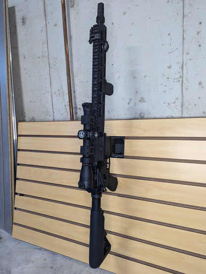 AR 15 Inline Vertical Magwell Mount - Slatwall | Rifle Holder Storage Rack