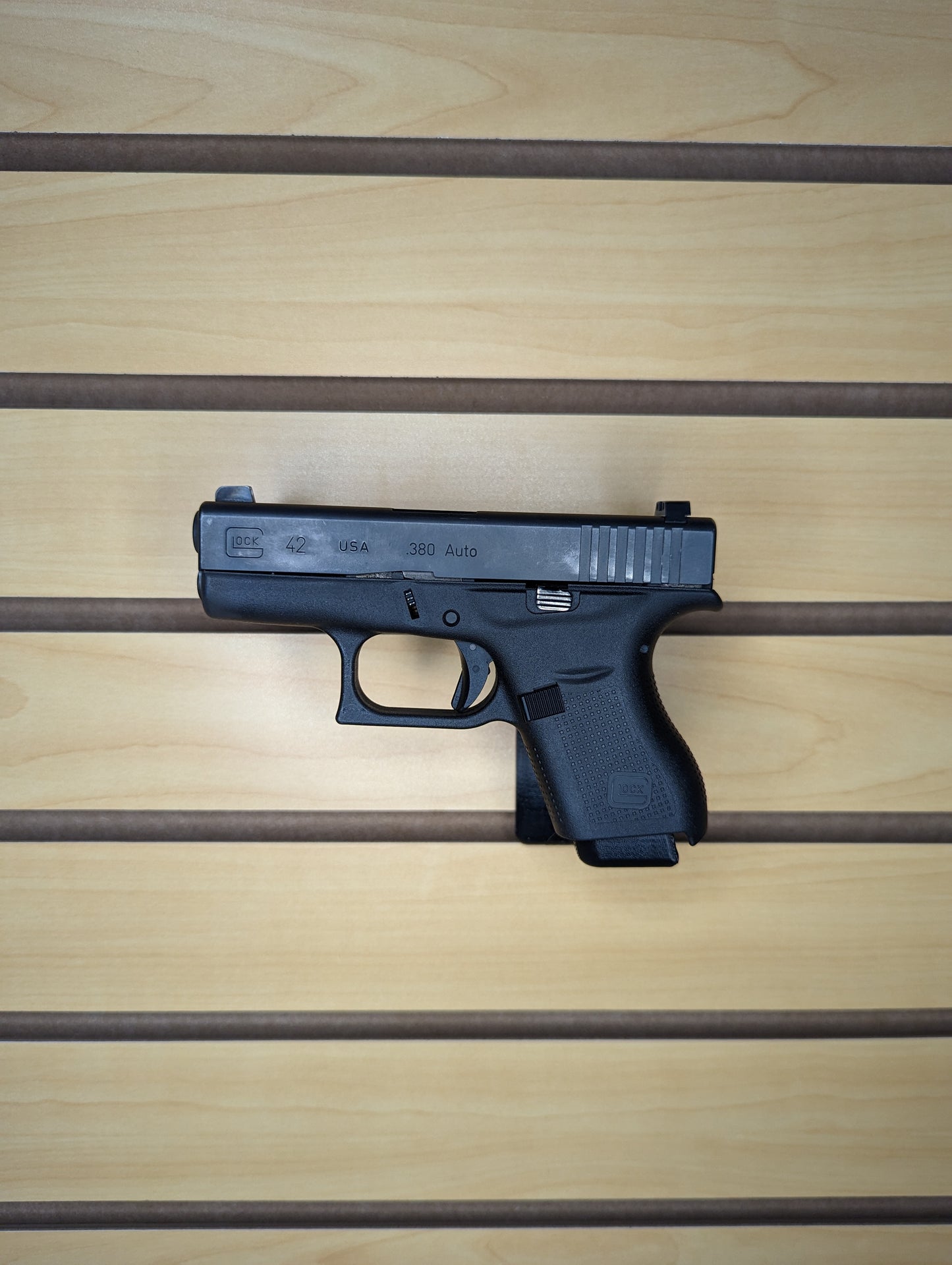 Magwell Mount for Glock 42 - Slatwall | Handgun Holder Storage Rack