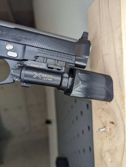 Pistol Mount via Surefire X300 - Wall | Gear Holder Storage Rack