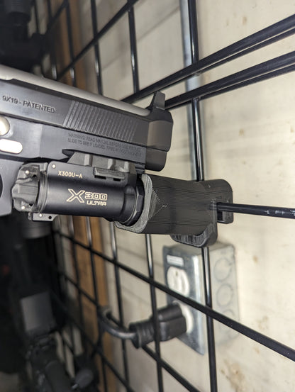 Pistol Mount via Surefire X300 - Gridwall | Gear Holder Storage Rack