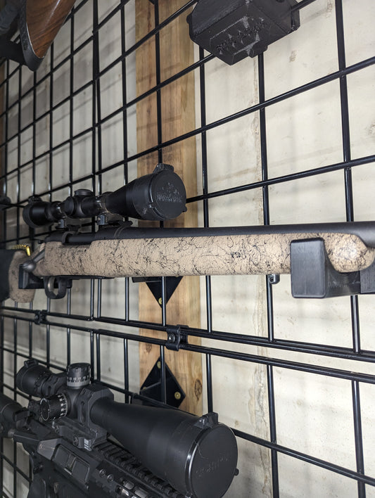 Universal Horizontal Gun Mount - Gridwall | Rifle Holder Storage Rack