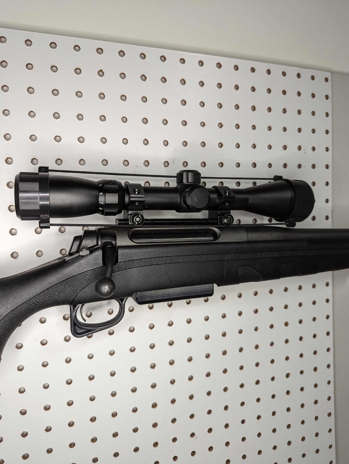 Magwell Mount for Remington 770 LA - Pegboard / IKEA Skadis / Wall Control / Vaultek | Rifle Holder Storage Rack