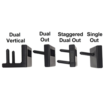 Universal Pistol Barrel / Bore Mount - SecureIt / Akro-Mils | Handgun Holder Storage Rack