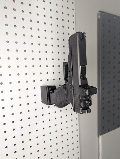 Inline Vertical Magwell Mount for Glock 9mm/40/357 - Pegboard / IKEA Skadis / Wall Control / Vaultek | Rifle Holder Storage Rack