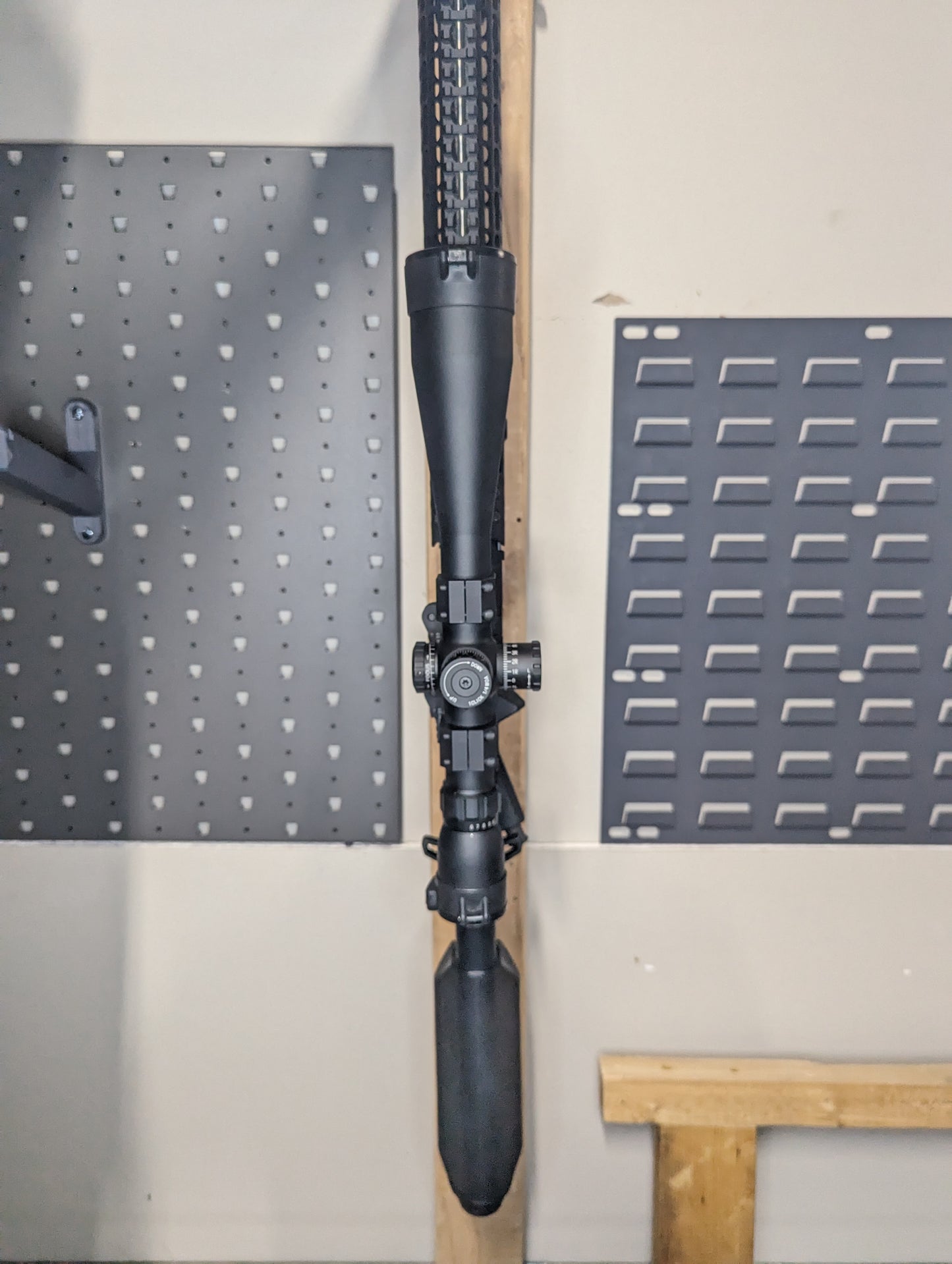 AR 10 Inline Vertical Magwell Mount - Wall | Rifle Holder Storage Rack