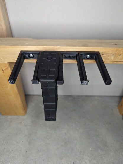 Mount for Saiga-12 / JTS M12 Mags - Wall | Magazine Holder Storage Rack