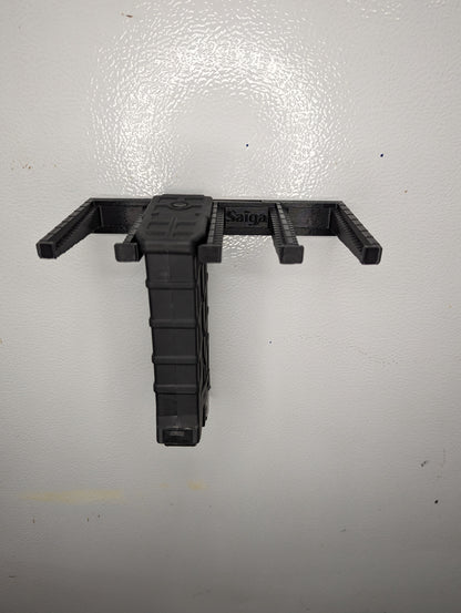 Mount for Saiga-12 / JTS M12 Mags - Magnetic | Magazine Holder Storage Rack