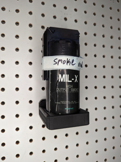 Mount for Mil-X Smoke Grenade - Pegboard / IKEA Skadis / Wall Control / Vaultek | Gear Holder Storage Rack