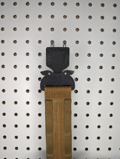 Cobra Buckle Belt Mount - Pegboard / IKEA Skadis / Wall Control / Vaultek | Gear Holder Storage Rack