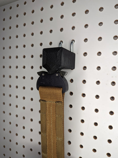 Cobra Buckle Belt Mount - Pegboard / IKEA Skadis / Wall Control / Vaultek | Gear Holder Storage Rack