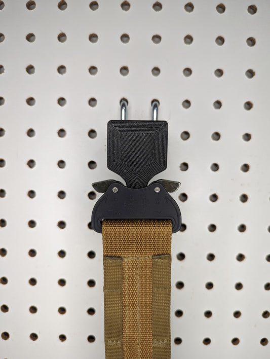 Cobra Buckle Belt Mount - Pegboard / IKEA Skadis / Wall Control / Vaultek | Gear Holder Storage Rack