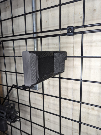 AR 10 Inline Vertical Magwell Mount - Gridwall | Rifle Holder Storage Rack