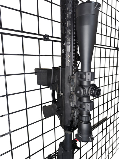 AR 15 Inline Vertical Magwell Mount - Gridwall | Rifle Holder Storage Rack