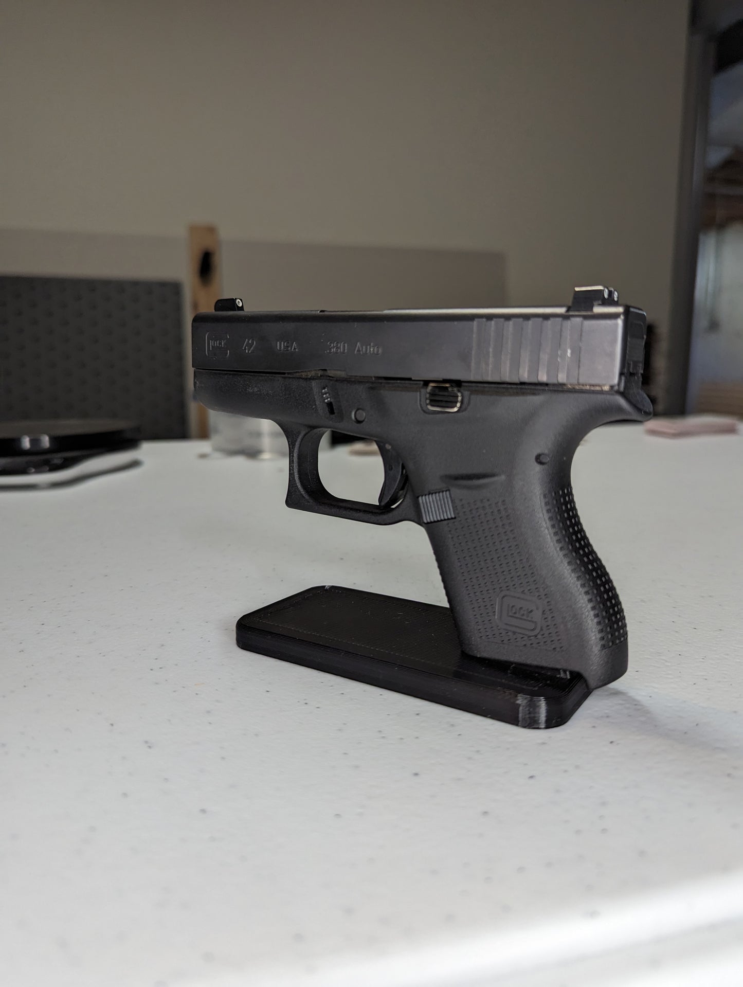 Display Stand for Glock 42 | Handgun Holder Storage Rack