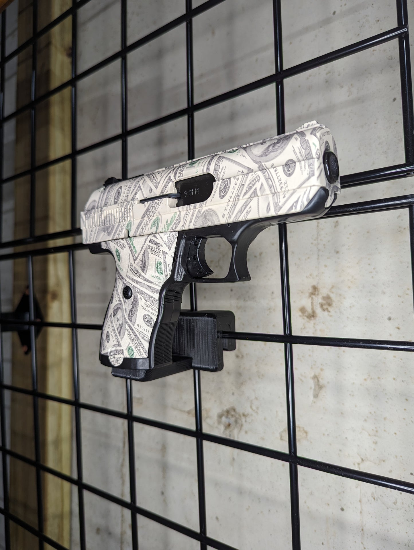 Magwell Mount for Hi-Point C9 / CF380 - Gridwall | Handgun Holder Storage Rack