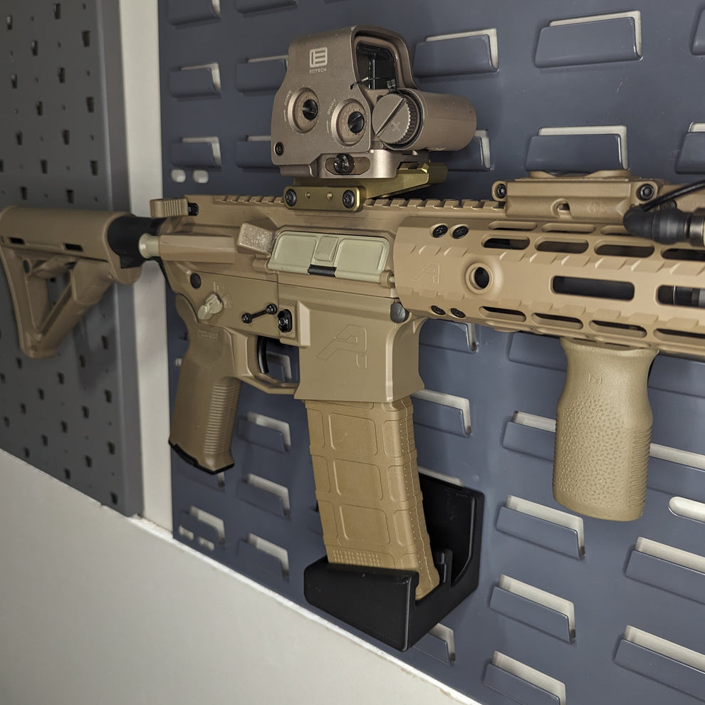 AR 15 Pmag Rifle Mount - SecureIt / Akro-Mils | Rifle Holder Storage R ...