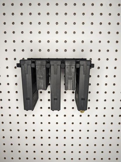 Mount for AICS Long Action Magnum Pmag Mags - Pegboard / IKEA Skadis / Wall Control / Vaultek | Magazine Holder Storage Rack