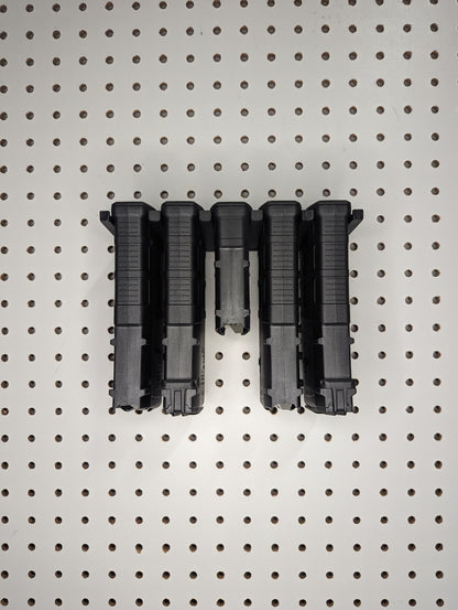 Mount for AR 10 308/762 Pmag Mags - Pegboard / IKEA Skadis / Wall Control / Vaultek | Magazine Holder Storage Rack