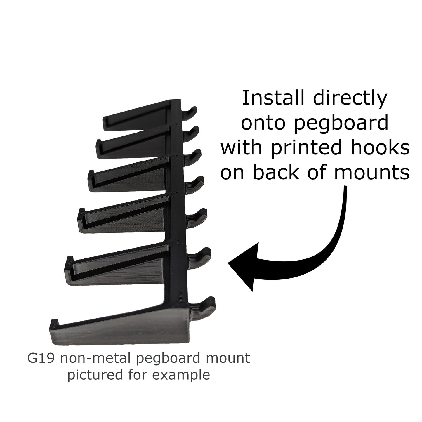 Mount for HK 417 / MR762 Mags - Pegboard / IKEA Skadis / Wall Control / Vaultek | Magazine Holder Storage Rack