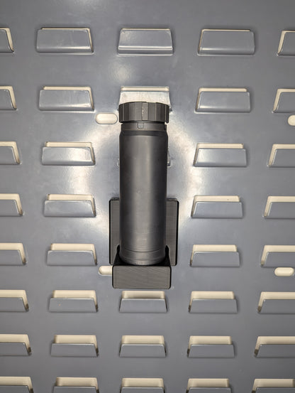 Silencer / Suppressor Display Mount Vertical - SecureIt / Akro-Mils | Gear Holder Storage Rack