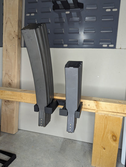 Mount for AR 15 223 / 556 Surefire 60 / 100 Mags - Wall | Magazine Holder Storage Rack
