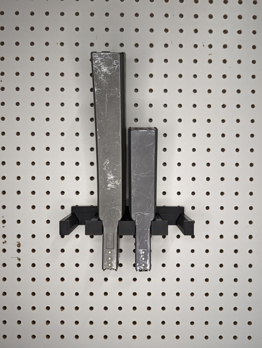 Mount for AR 15 223 / 556 Surefire 60 / 100 Mags - Pegboard / IKEA Skadis / Wall Control / Vaultek | Magazine Holder Storage Rack