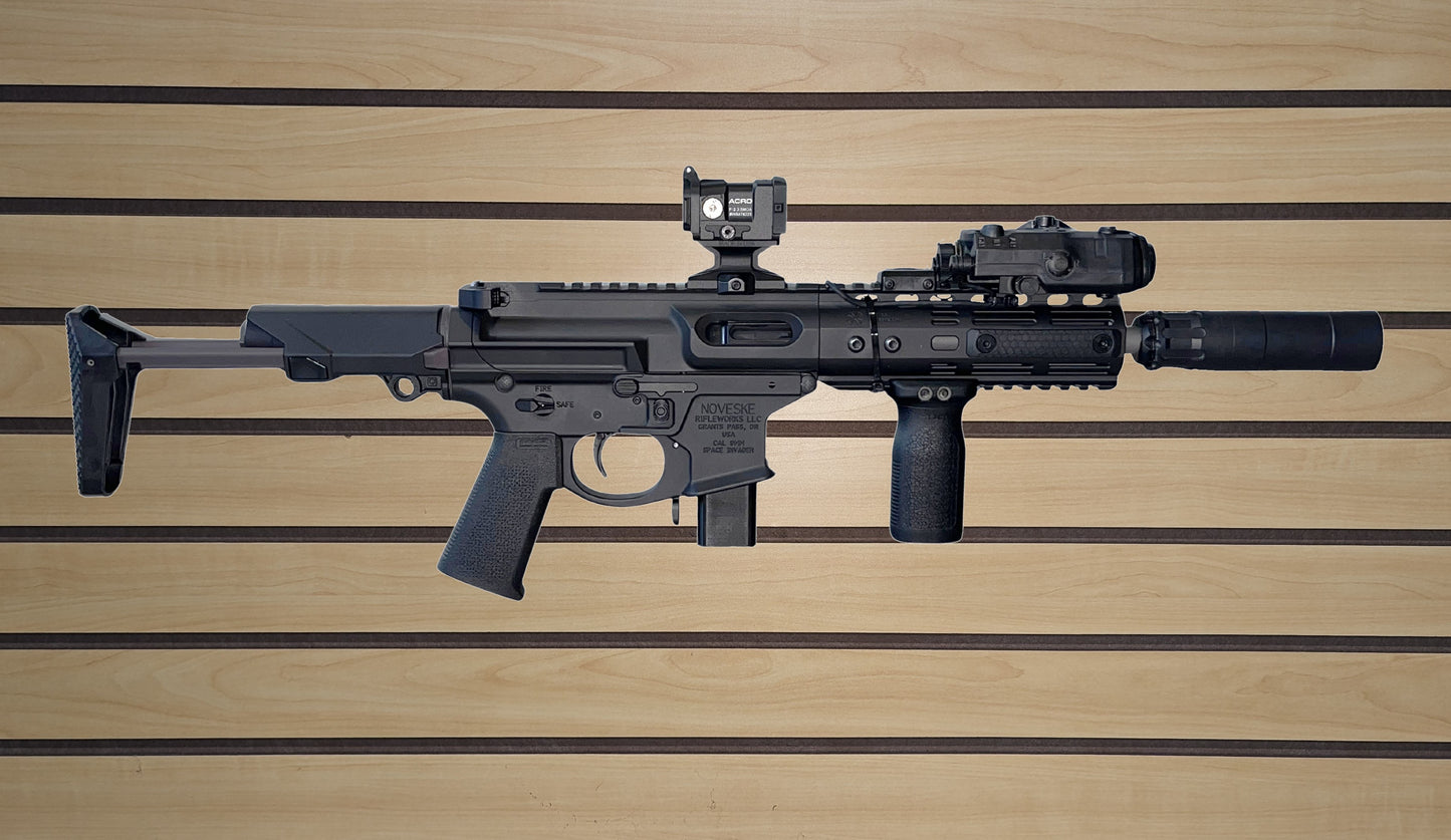 AR 9 Magwell Mount  - Slatwall | Rifle Holder Storage Rack