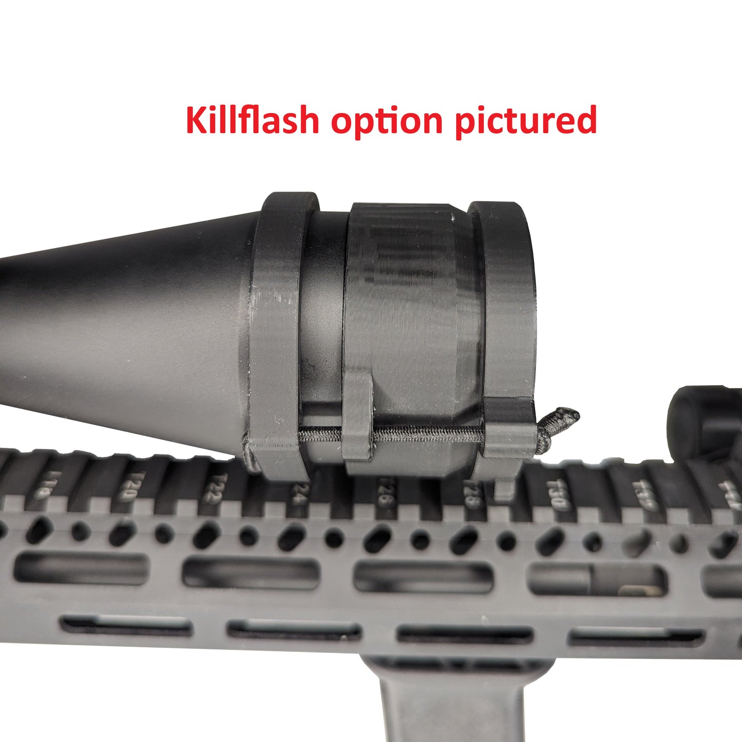 Scope / Lens Cover for Optics (Killflash Add-On Optional)