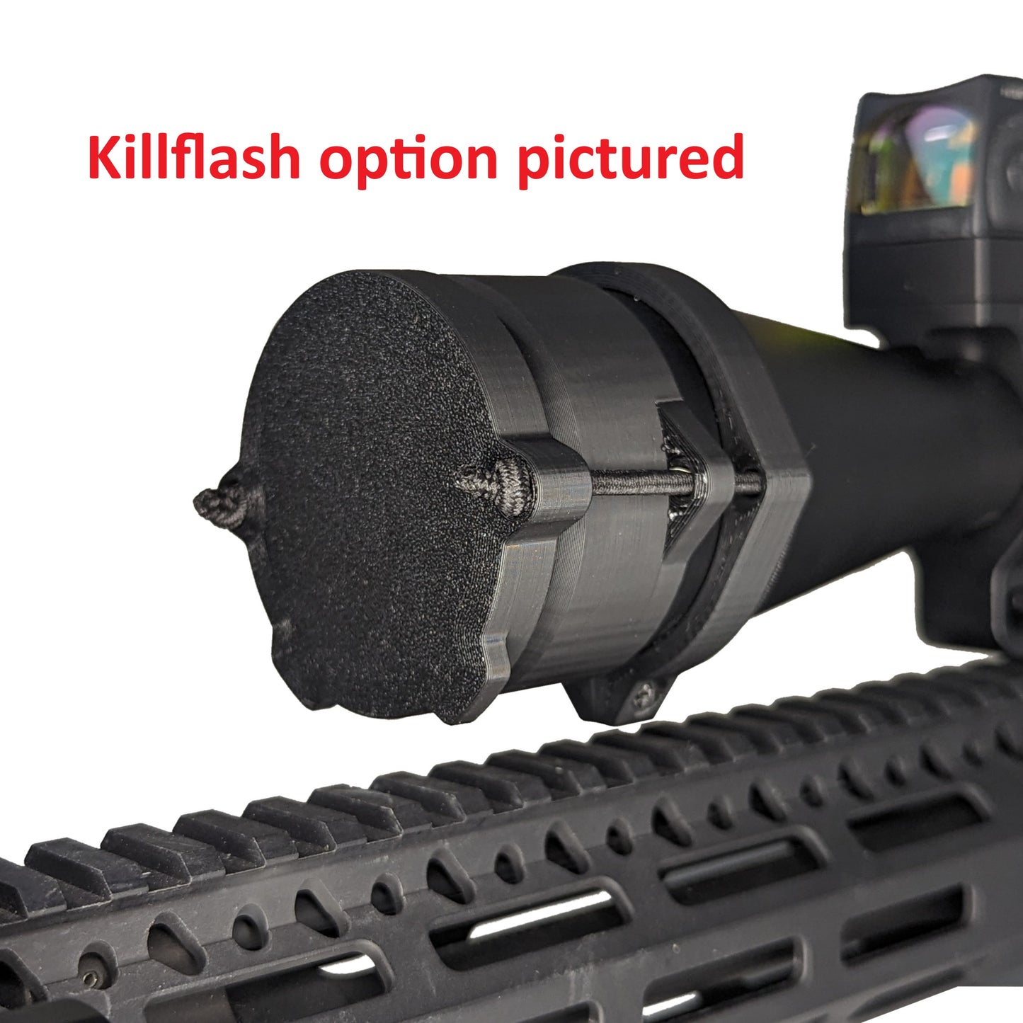 Scope / Lens Cover for Optics (Killflash Add-On Optional)