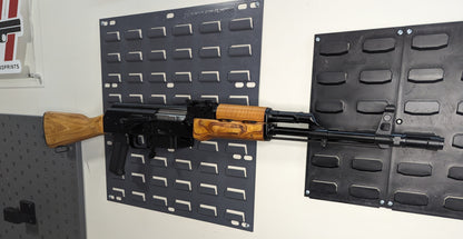 AK 74 5.45 / 5.56 Magwell Mount - SecureIt / Akro-Mils | Rifle Holder Storage Rack