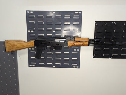 AK 74 5.45 / 5.56 Magwell Mount - SecureIt / Akro-Mils | Rifle Holder Storage Rack