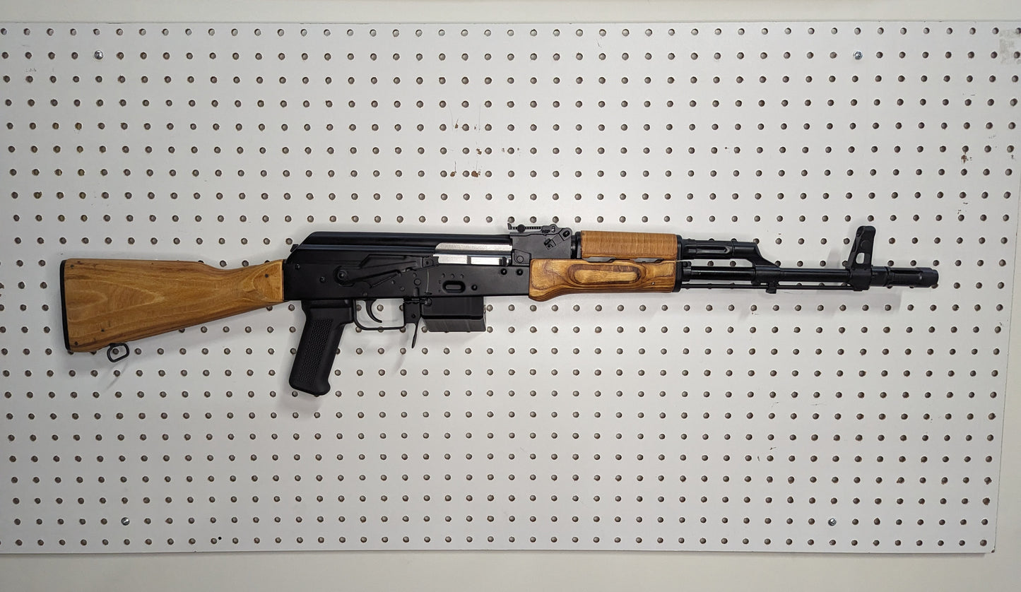 AK 74 5.45 / 5.56 Magwell Mount - Pegboard / IKEA Skadis / Wall Control / Vaultek | Rifle Holder Storage Rack