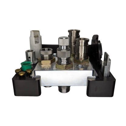 Dillon 550 / 650 / 750 Toolhead Mount - Magnetic | Reloading Holder Storage Rack