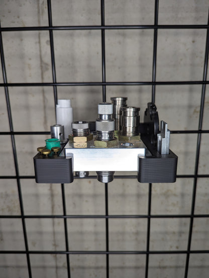 Dillon XL 650 / 750 Toolhead Mount - Gridwall | Reloading Holder Storage Rack