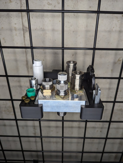 Dillon XL 650 / 750 Toolhead Mount - Gridwall | Reloading Holder Storage Rack