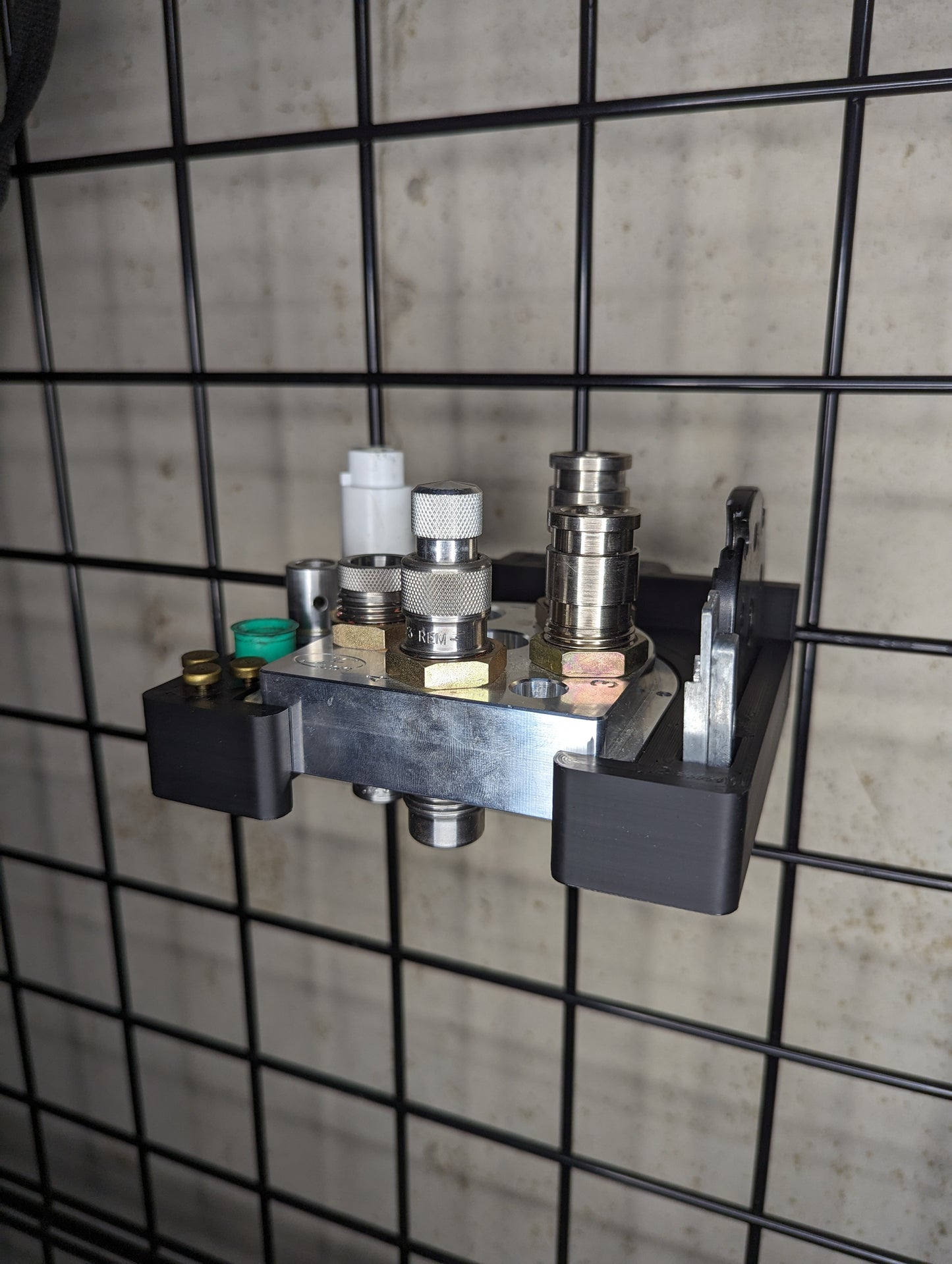 Dillon XL 650 / 750 Toolhead Mount - Gridwall | Reloading Holder Storage Rack