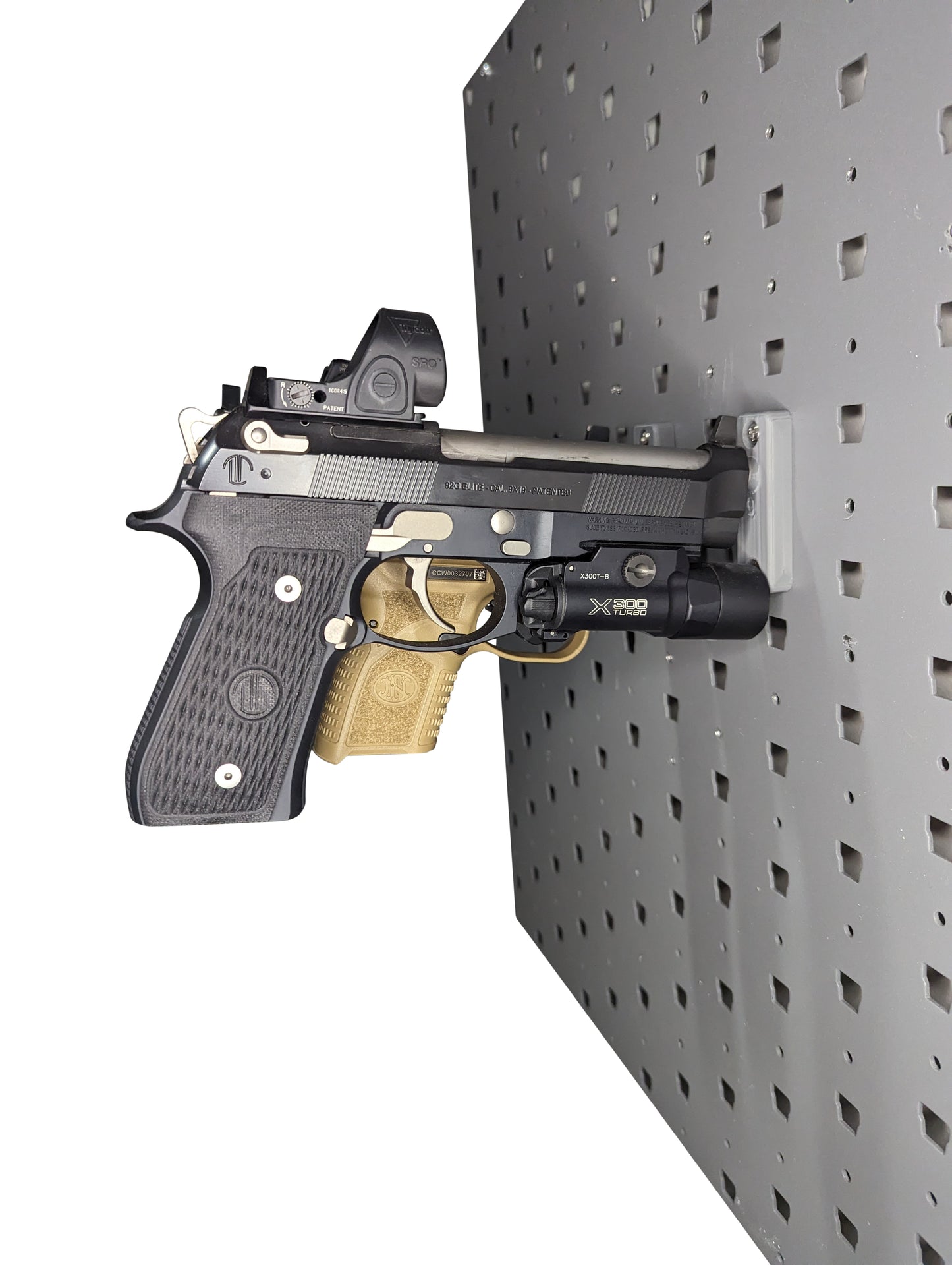 Universal Pistol / Silencer Mount - GallowTech | Handgun Holder Storage Rack