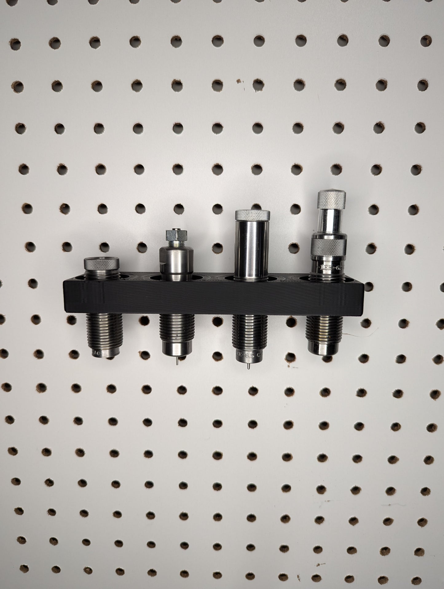 Reloading Die Set Mount - Pegboard / IKEA Skadis / Wall Control / Vaultek | Reloading Holder Storage Rack