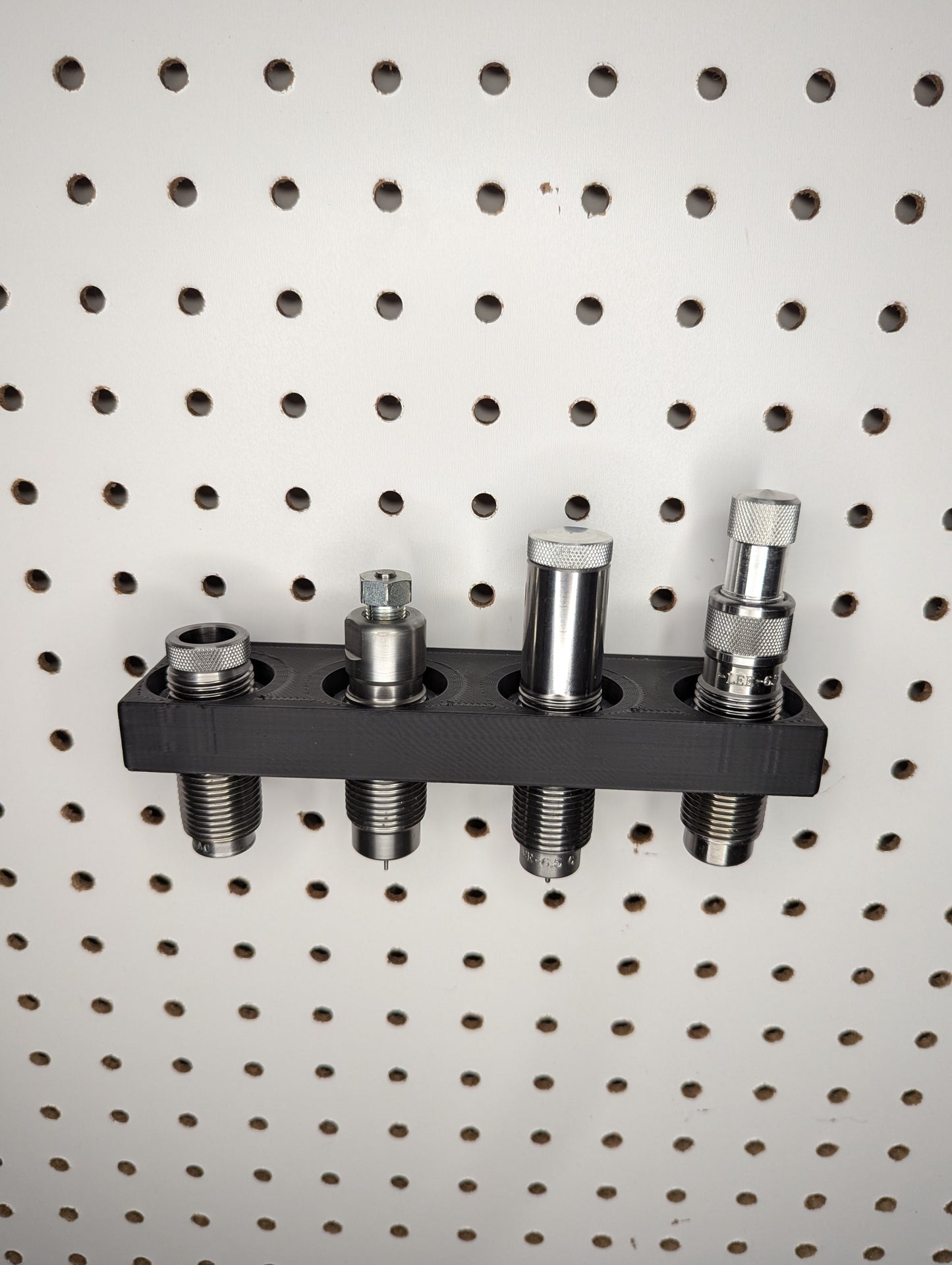 Reloading Die Set Mount - Pegboard / IKEA Skadis / Wall Control / Vaultek | Reloading Holder Storage Rack