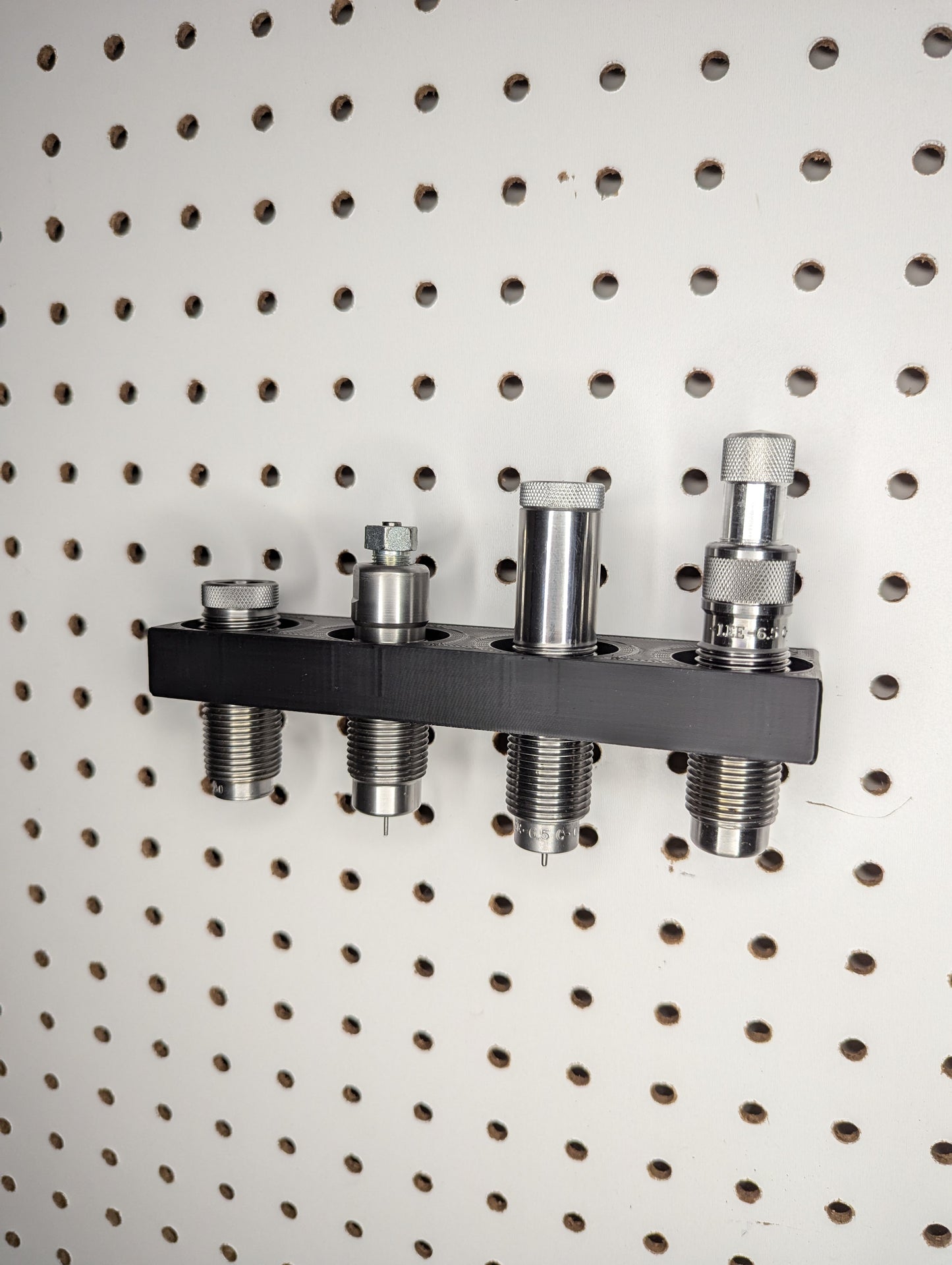 Reloading Die Set Mount - Pegboard / IKEA Skadis / Wall Control / Vaultek | Reloading Holder Storage Rack