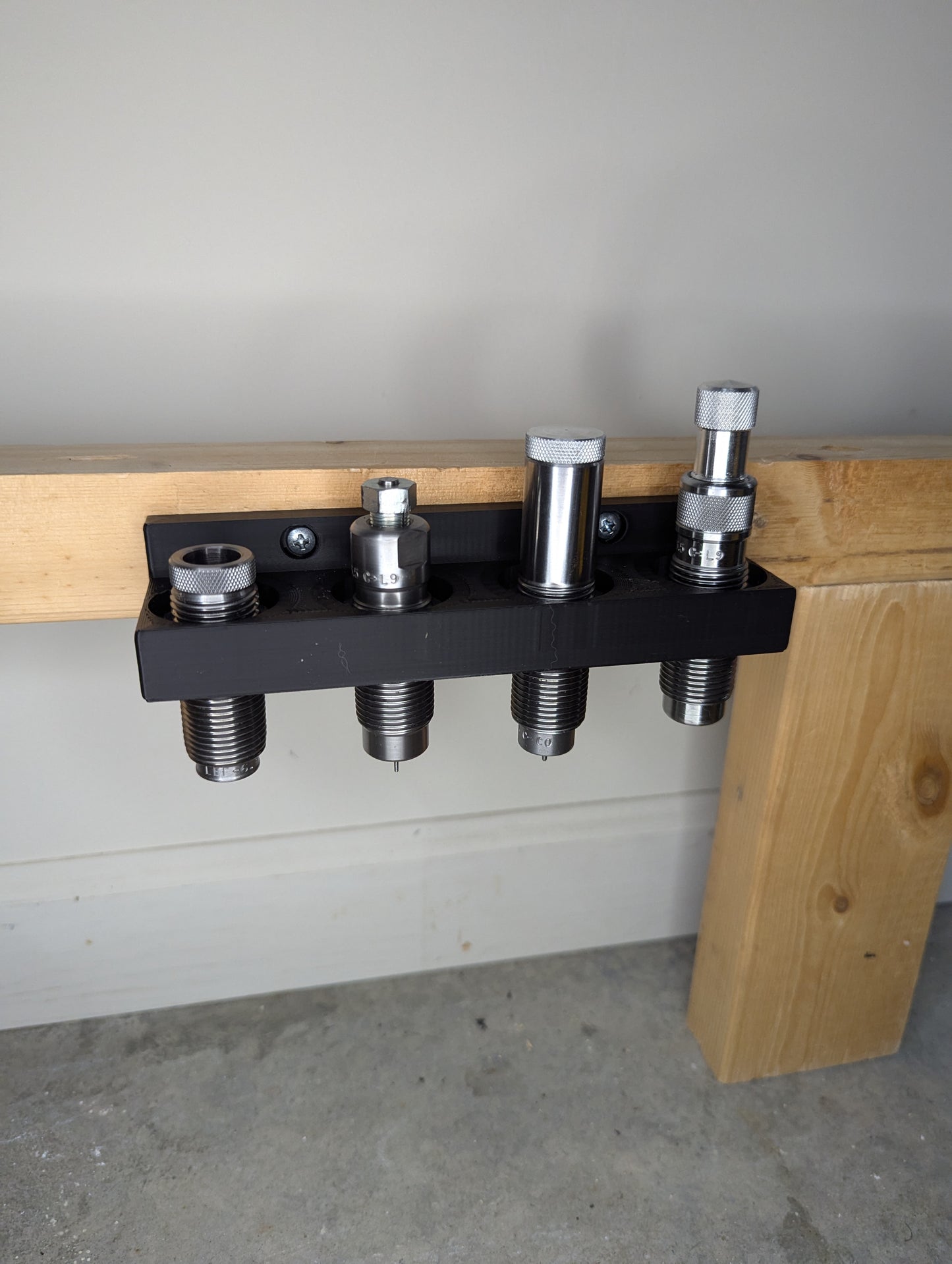 Reloading Die Set Mount - Wall | Reloading Holder Storage Rack